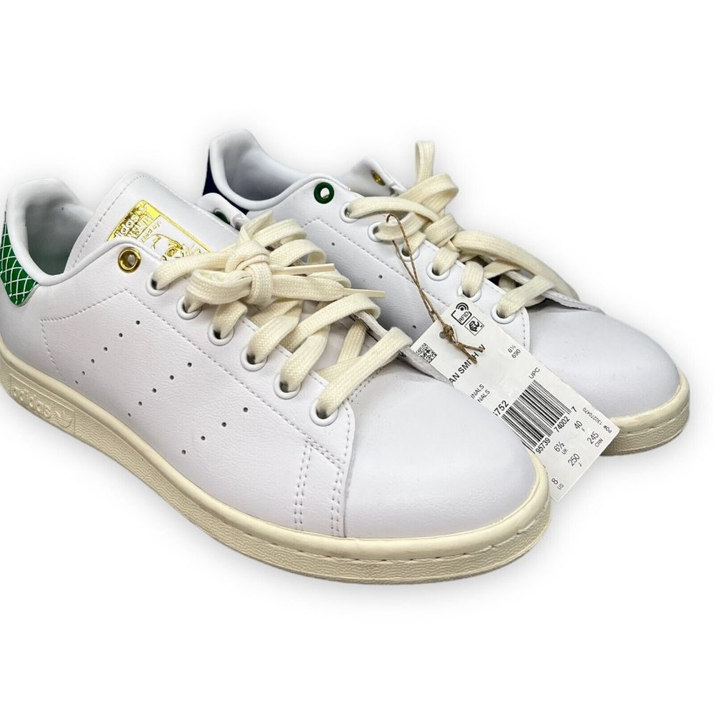 Adidas Stan Smith White Green Sneakers Women's Size 8 GW6752